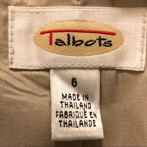 Talbots Linen Jacket - Picture 3 of 4